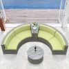 Semi-circular Sofa Set (Rain and Sun Protection) - Image 2