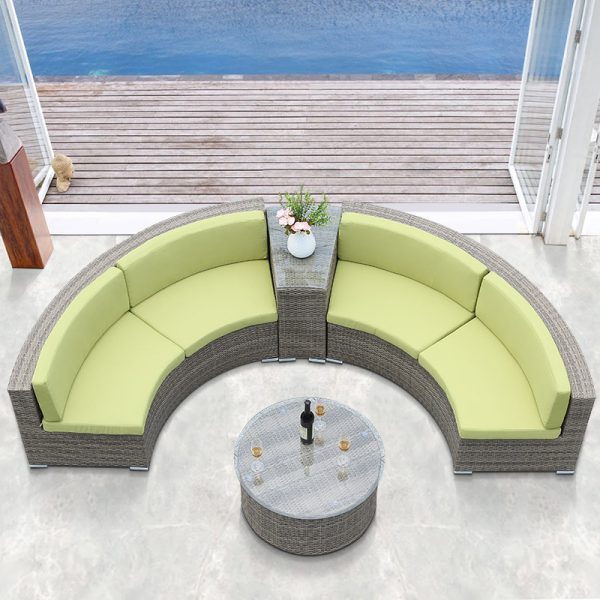 Semi-circular Sofa Set (Rain and Sun Protection) - Image 2