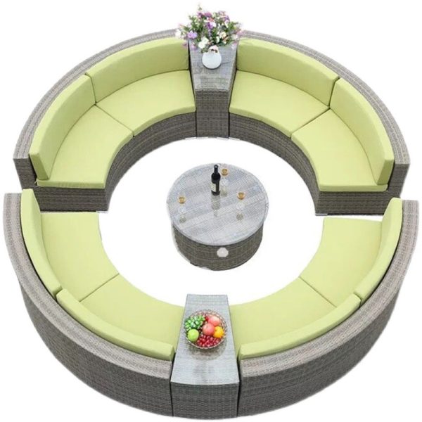 Semi-circular Sofa Set (Rain and Sun Protection) - Image 6