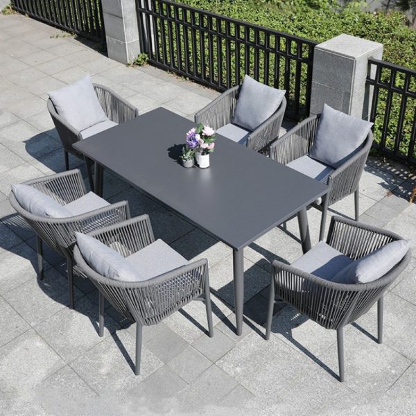 Garden Table and Chairs Set(Waterproof and Sunproof)
