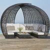 Bird's Nest Recliner Semi-Circular Sofa (Waterproof and Sunproof)
