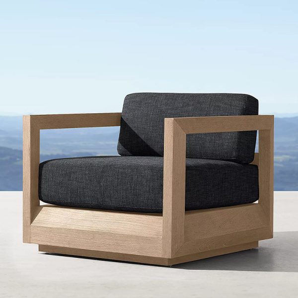 Teak Outdoor Waterproof Villa Patio Sofa - Image 3