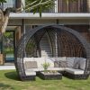 Bird's Nest Recliner Semi-Circular Sofa (Waterproof and Sunproof) - Image 3