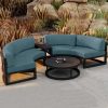 Outdoor semi-circular curved sofa (waterproof and sunproof) - Image 3