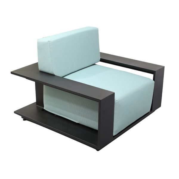 Outdoor Scandinavian Sofa Patio Sofa Coffee Table Set (Rain and Sun Proof) - Image 2