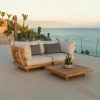Outdoor Patio Teak Sofa Set - Image 4