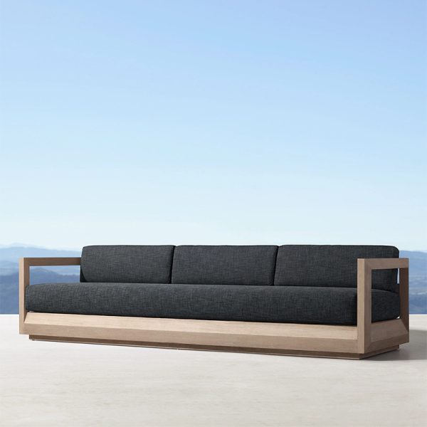 Teak Outdoor Waterproof Villa Patio Sofa - Image 5
