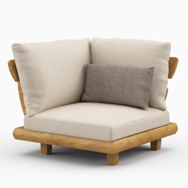 Outdoor Patio Teak Sofa Set - Image 6