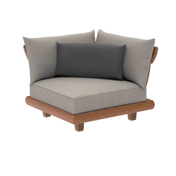 Outdoor Patio Teak Sofa Set - Image 7