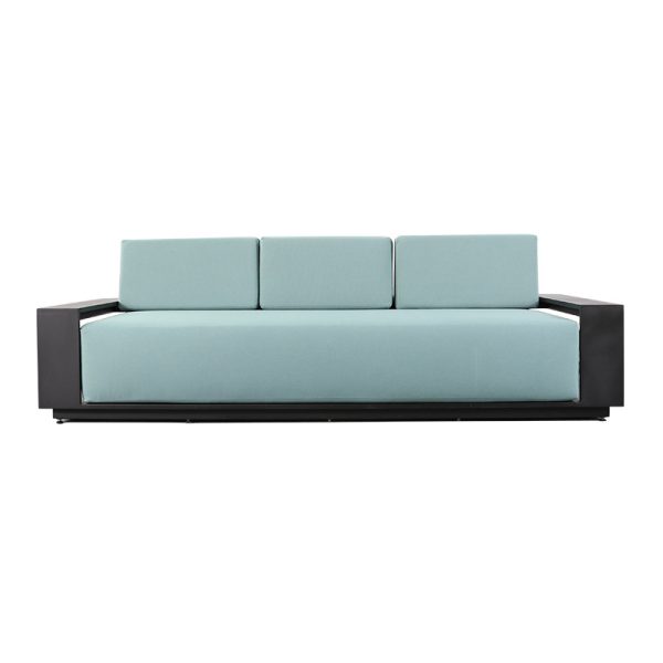 Outdoor Scandinavian Sofa Patio Sofa Coffee Table Set (Rain and Sun Proof) - Image 5