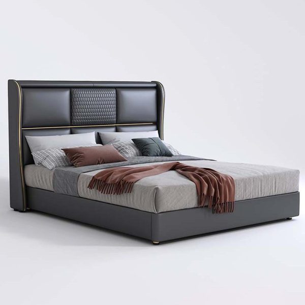 Minimalist master bedroom double bed