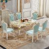 European Square Table American Luxury Dining Room Dining Table and Chairs