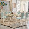 European Square Table American Luxury Dining Room Dining Table and Chairs - Image 2