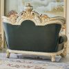 European head layer yellow cowhide sofa combination large living room furniture - Image 4